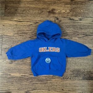 NHL Oilers Kids Blue Hoodie